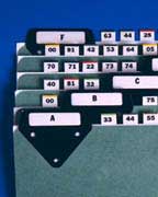 Dividers with metal tabs